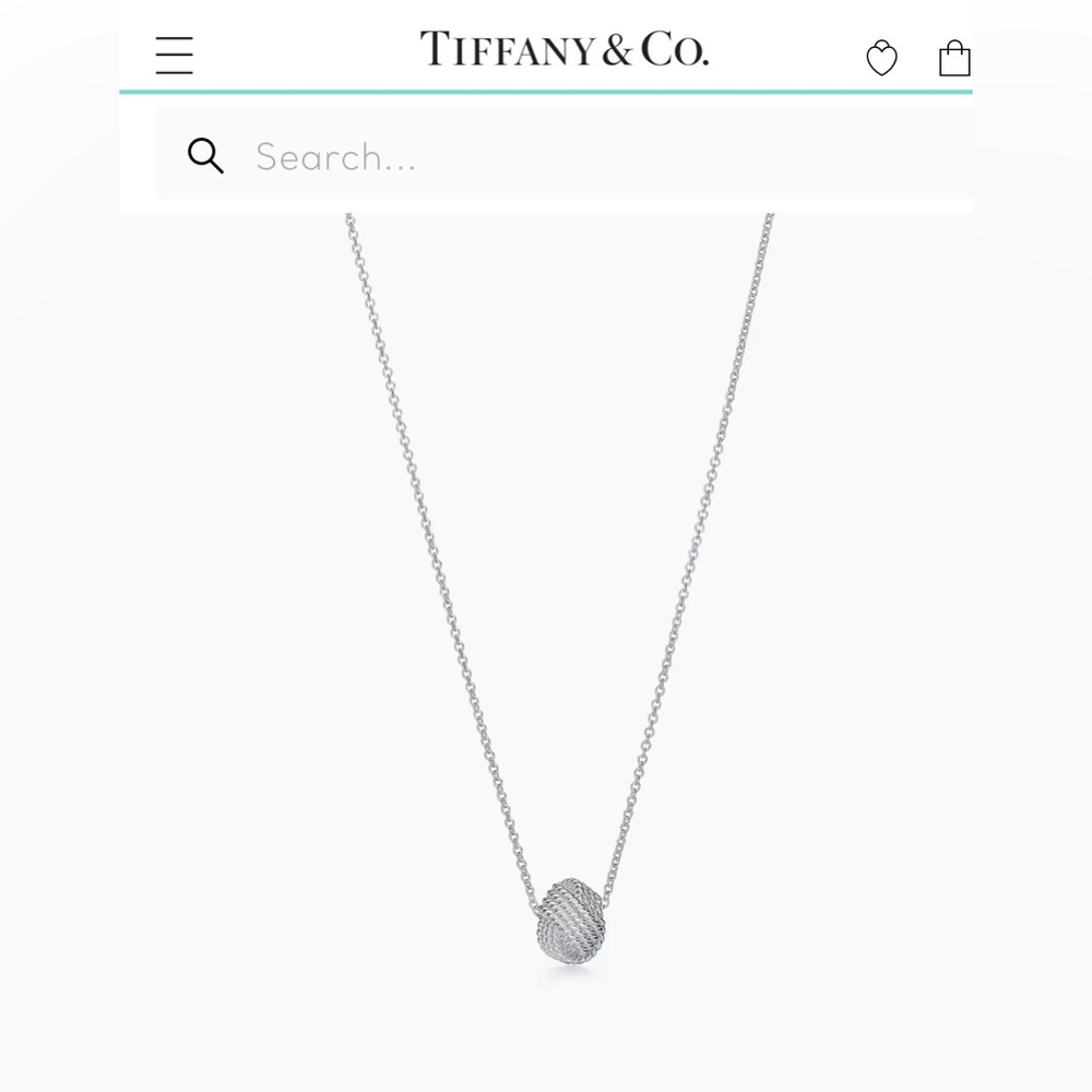 Tiffany & Co. Knot Pendant - Sterling Silver